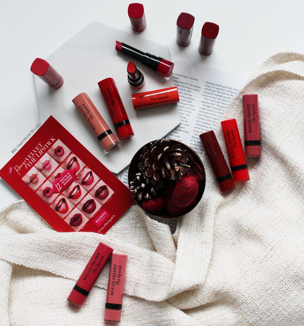 Bourjois Rouge Velvet Lipstick on Ms Tantrum Blog 
