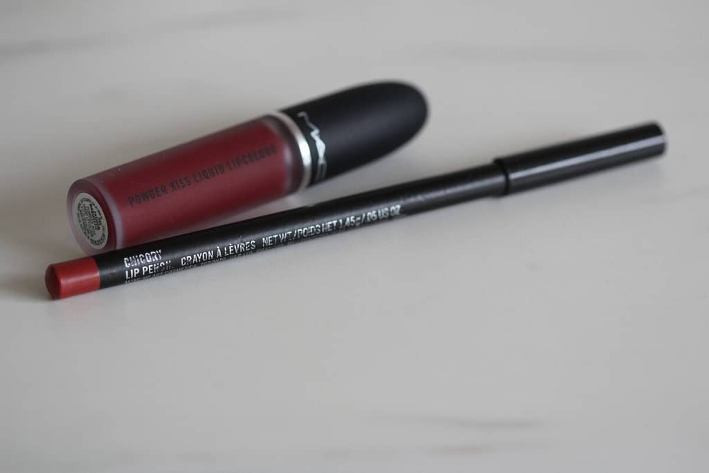 MAC Powder Lipstick - Fashion Sweetie & Lipliner - Chicory | That September Muse