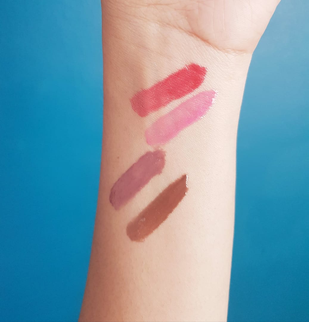 Gosh Cosmetics Lumi Lips swatches - Ms Tantrum Blog