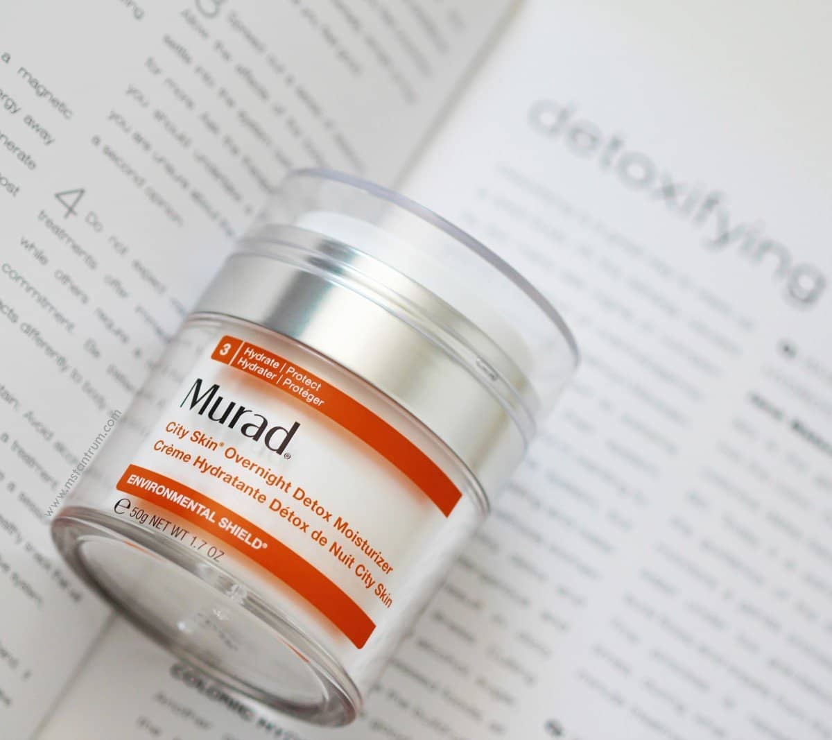 Murad city skin overnight detox moisturizer Review