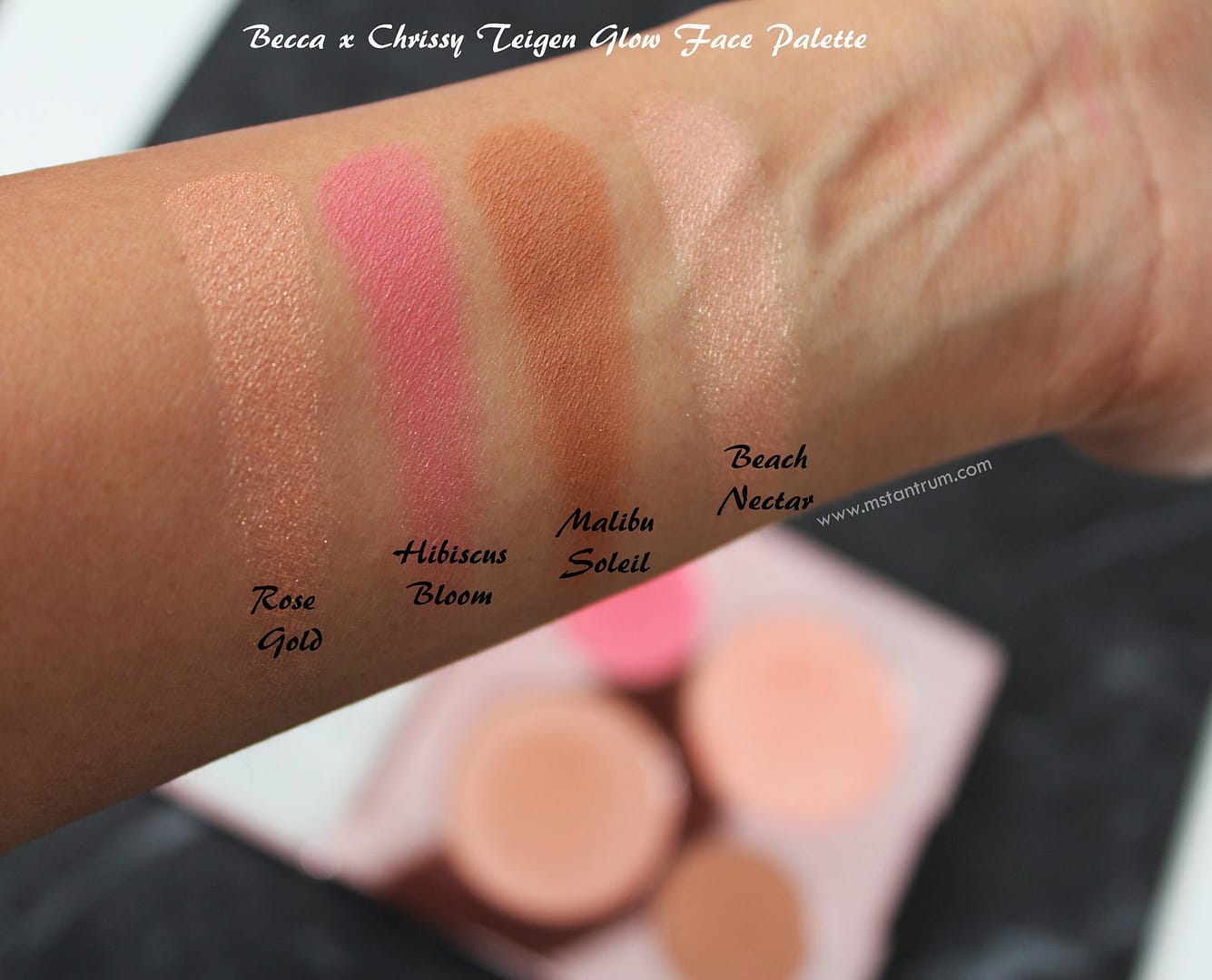 Becca Cosmetics x Chrissy Teigen Glow Face Palette
