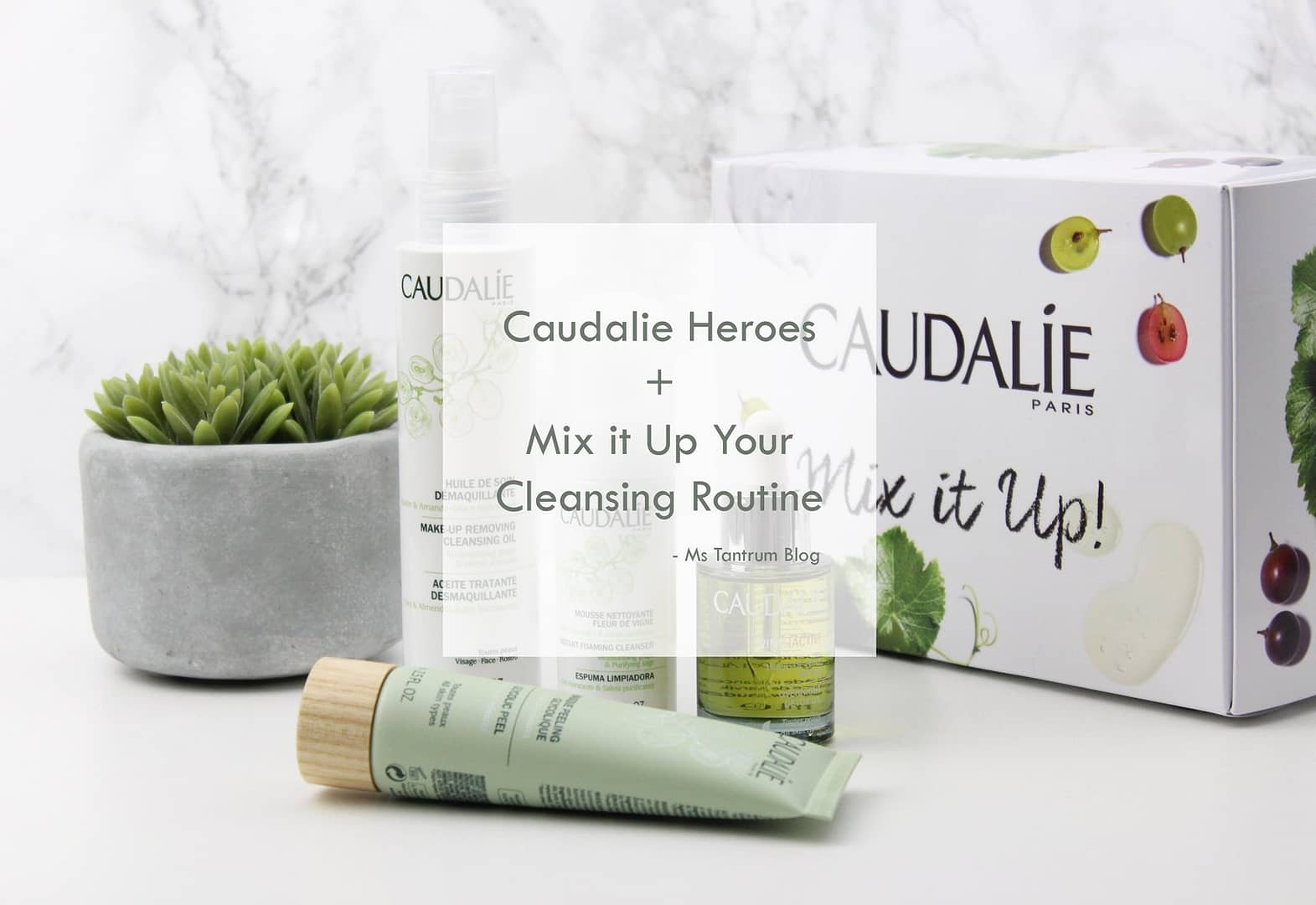 Caudalie Mix it Up Cleansing Routine