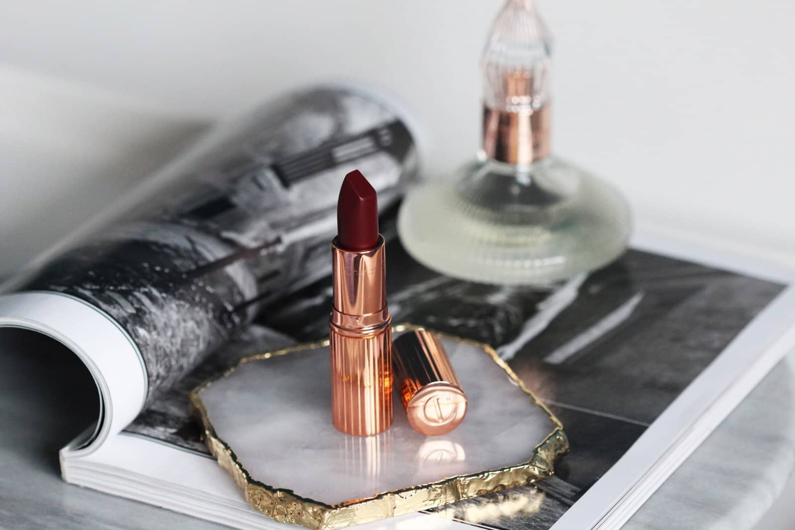 Charlotte Tilbury Matte Revolution lipstick - Opium Noir Review
