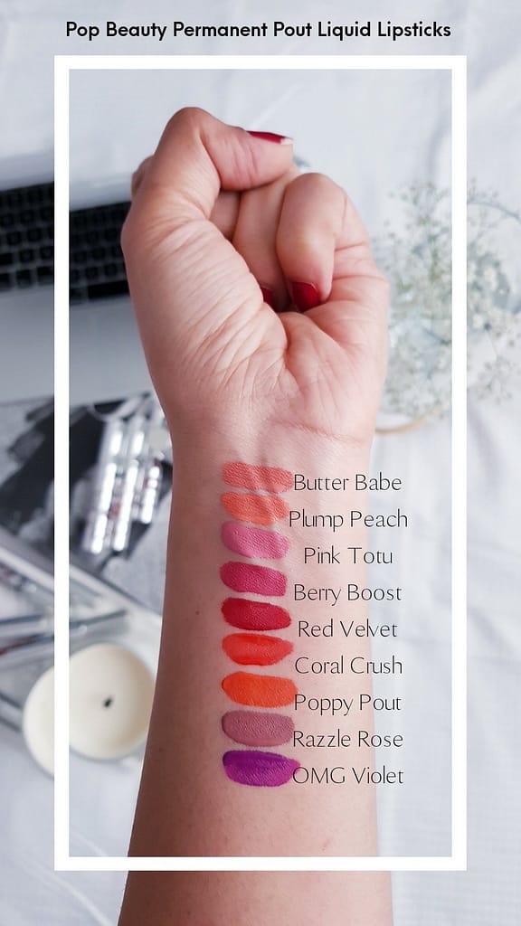 Pop Beauty Permanent Pout Liquid Lipsticks | Ms Tantrum Blog