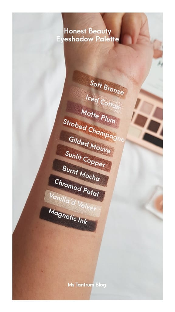 Honest Beauty Eyeshadow Palette | Ms Tantrum Blog