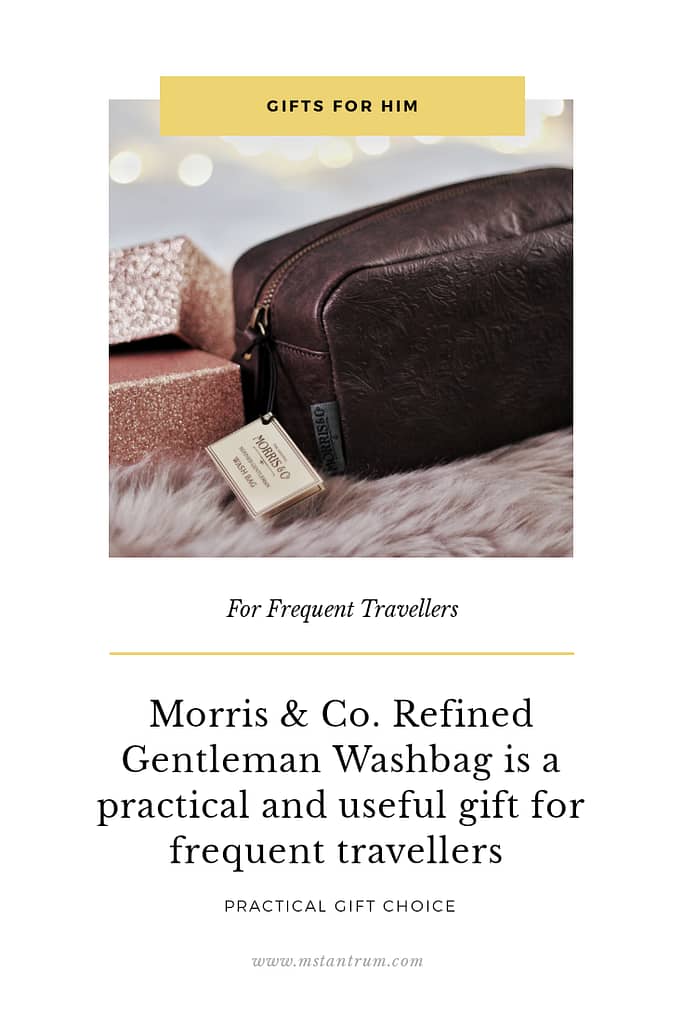 Morris & Co. Refined Gentleman Washbag - Ms Tantrum Blog