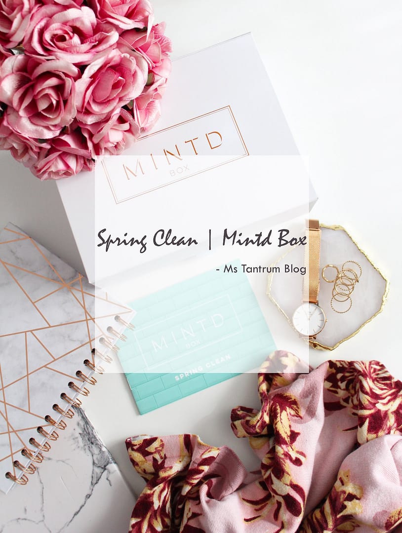 Mintd Box Spring Clean - Ms Tantrum Blog