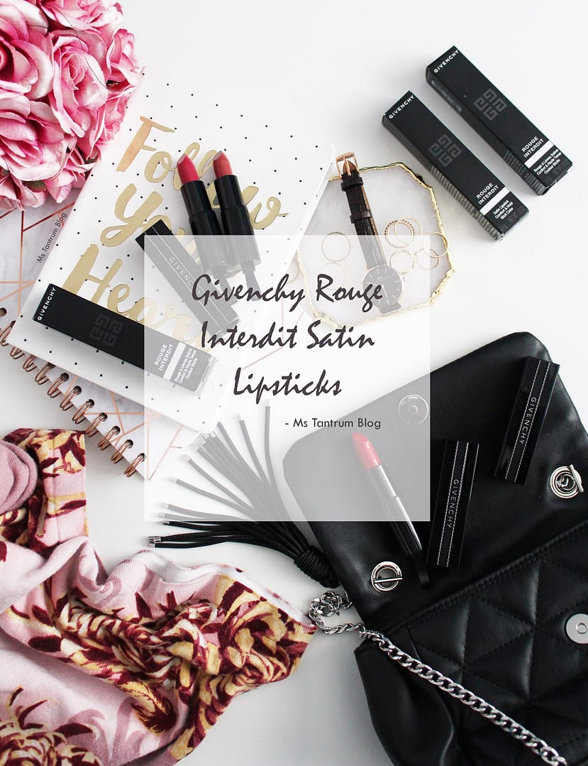Givenchy Rouge Interdit Satin Lipsticks