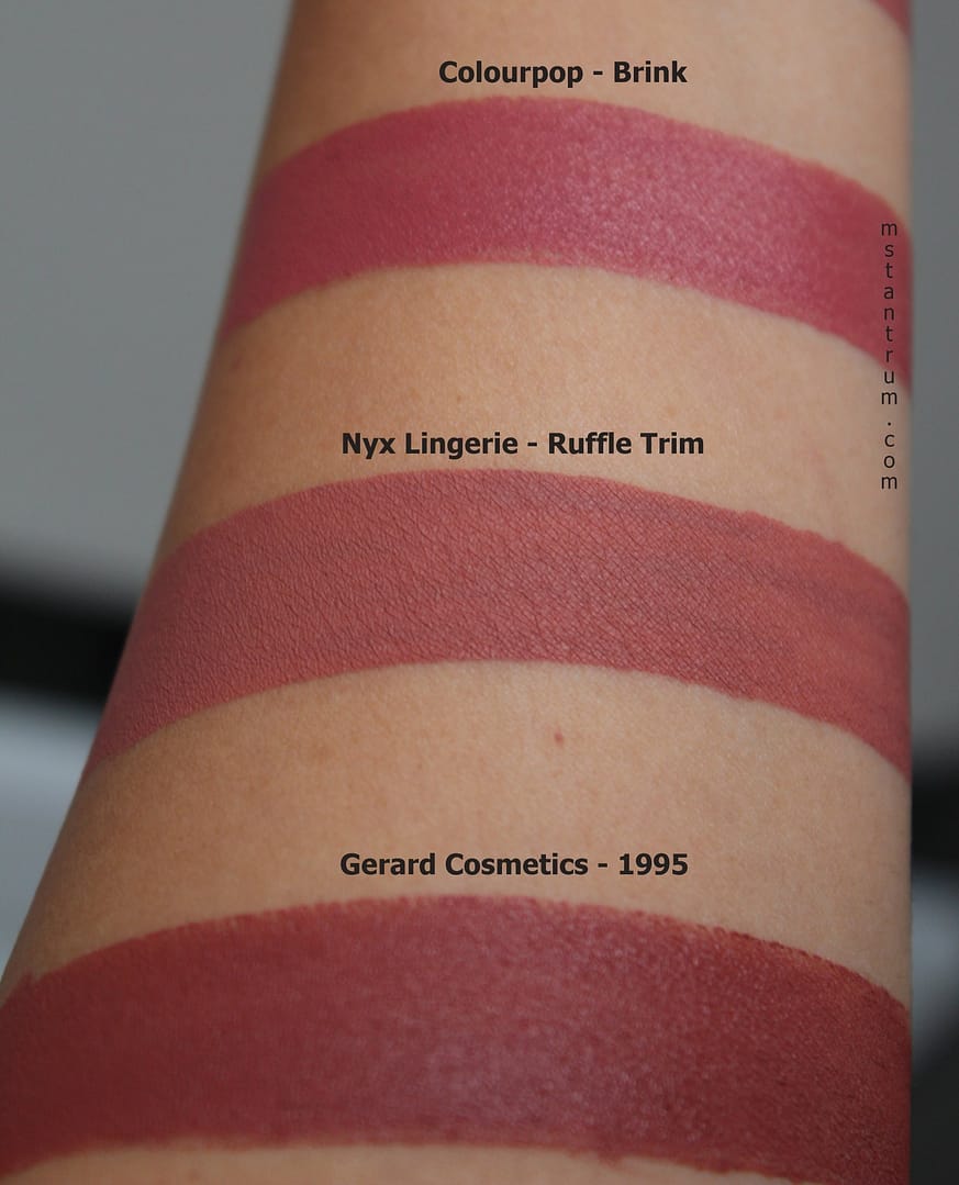 Summer to Fall Transition lipsticks swatches on thatseptembermuse.com